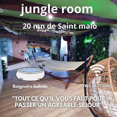 דירות Saint-Pierre-de-Plesguen L'Evasion Jungle מראה חיצוני תמונה